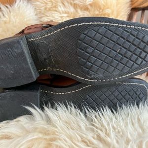 FRYE Harness Boots Women Size 9 Brown